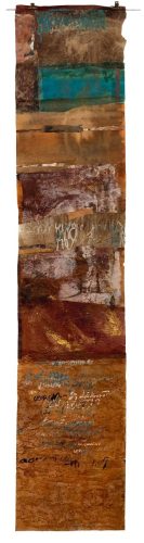 kakemono brun bleu la falaise complet cath cappeau