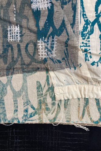 tableau-textile ecouter la mere detail cath cappeau